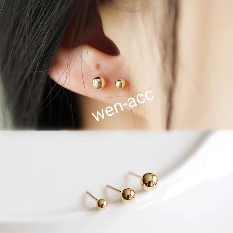 Anting Bulat Polos XUPING Emas Wanita