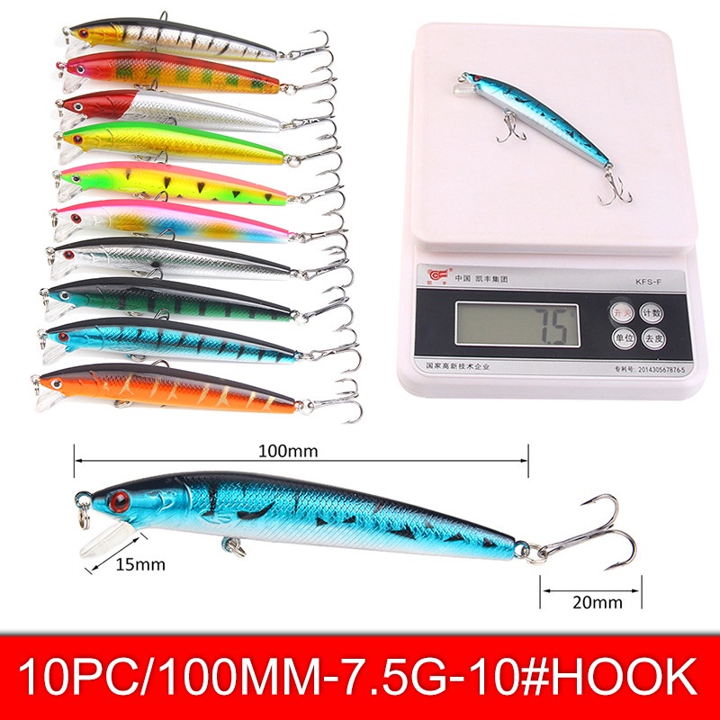 Umpan Buzz Bait Lure Fishing Accessories SwimBait Lure 20Pcs Lure For Fishing Fishing Gear Clouser Minnow Gewang Fish bait Floating Lure Top Water Lure Fishing Bait Minnow Lure Fishing Lure Spinner Bait Fishing Bait Set