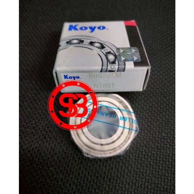 BEARING 6002 Z ( tutup besi sebelah ) KOYO JAPAN ORIGINAL