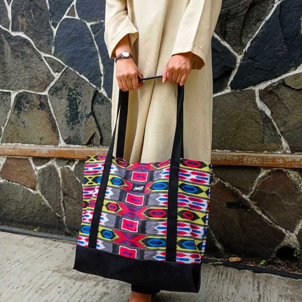 Tote bag motif Navajo - Stiff