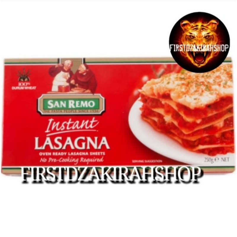 

San Remo pasta lasagna 250gr