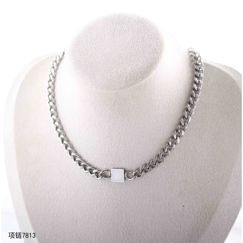 Set Titanium Gelang/Kalung Perhiasan Fashion 2547/7813