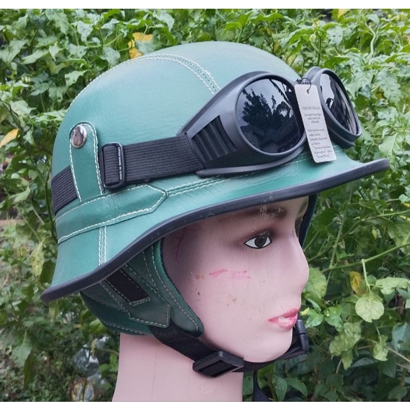 HELM RETRO NAZI CRAZY HITAM/HELM NAZI/HELM RETRO/HELM/HELM KLASIK/HELM SEPEDA/HELM CHIP RETRO/HELM C