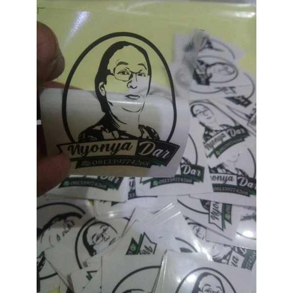 

STIKER LABEL PRODUK / STIKER TRANSPARAN / LABEL BENING