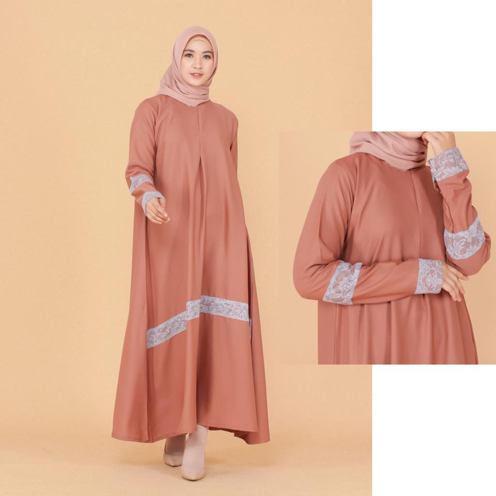 DISKON - SYAHLA DRESS - FLOTTILICIOUS / DRES MURAH / GAMIS MURAH / DRES MUSLIM