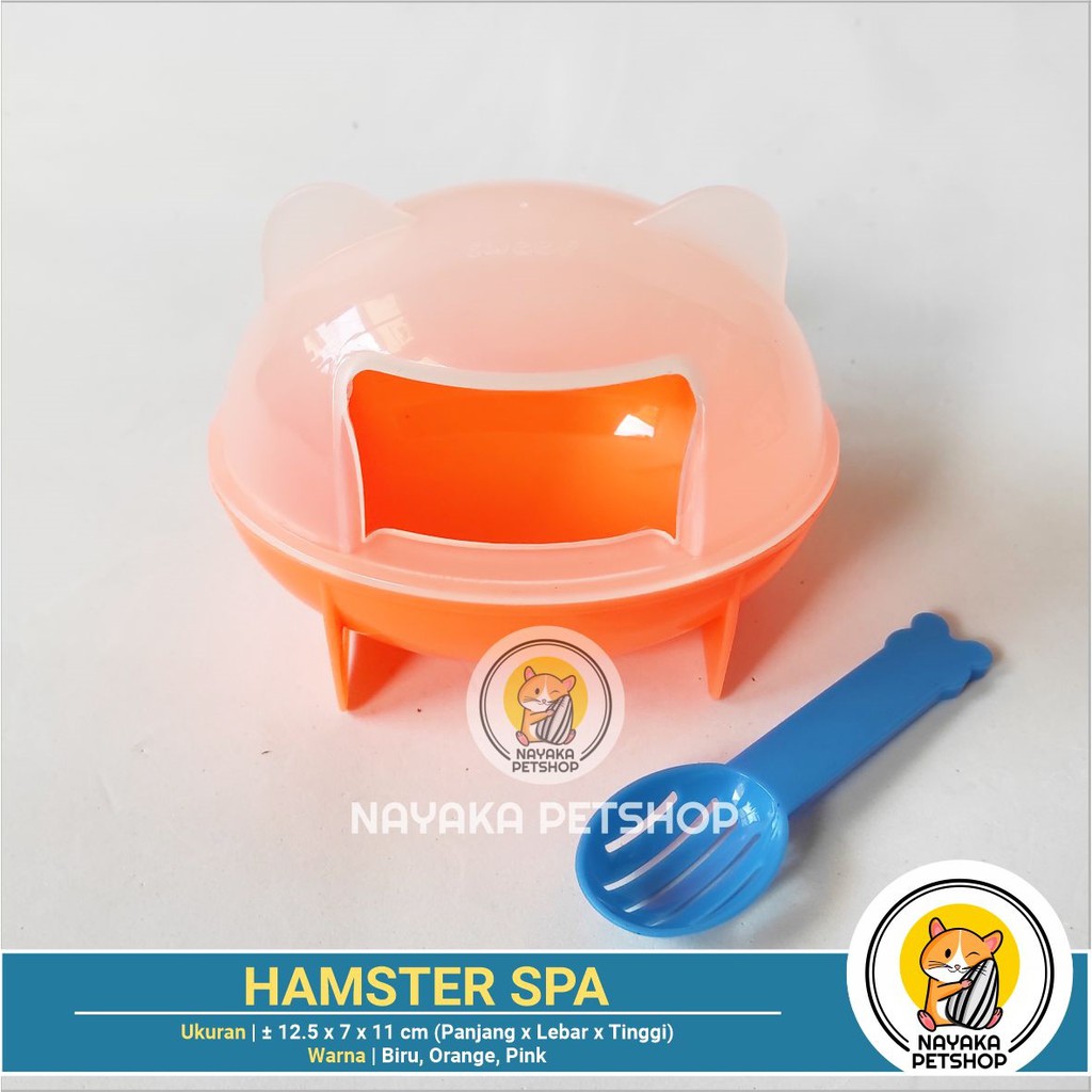 Hamster Spa Tempat Mandi Pasir Hamster Wadah Mandi Pasir Rumah Hamster