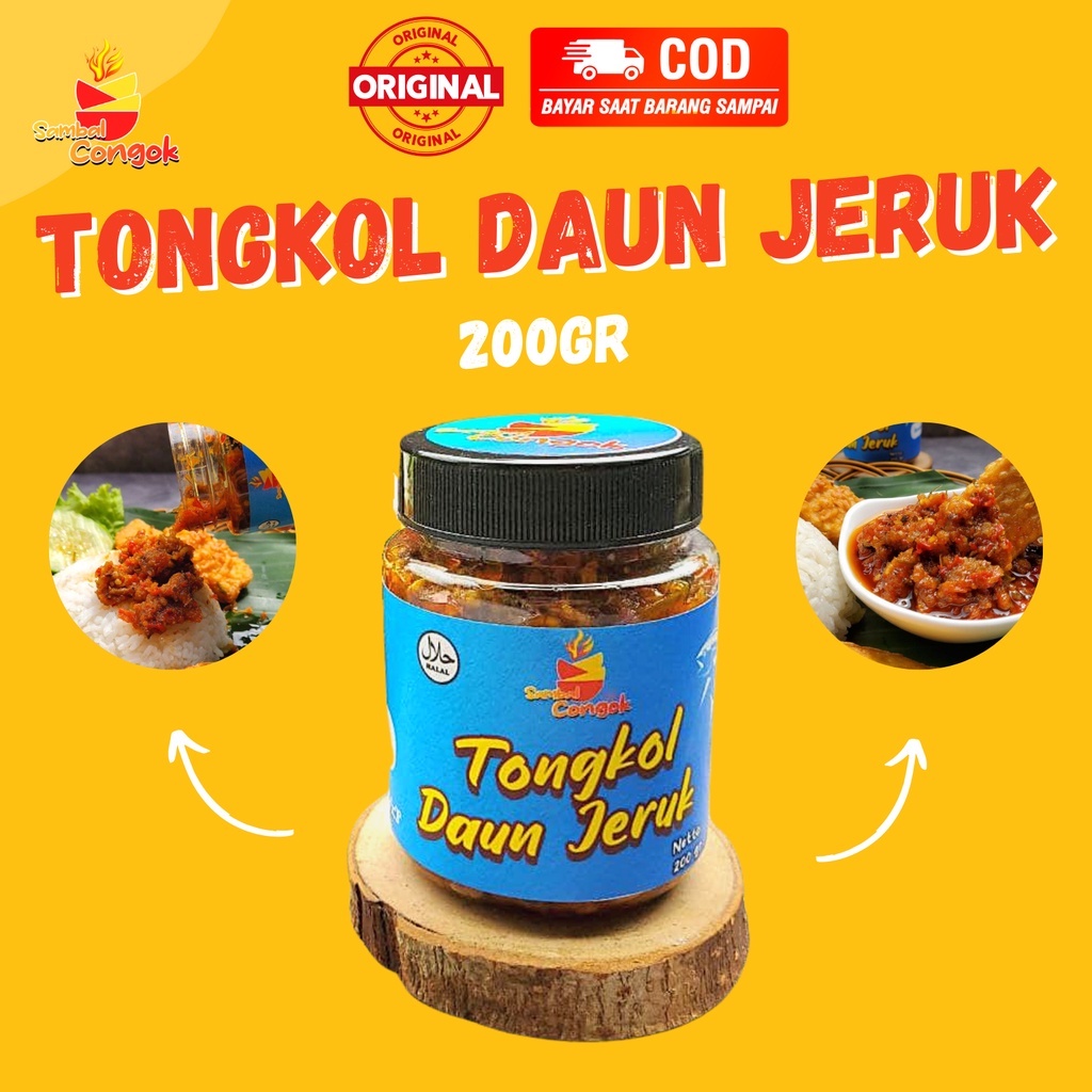 

Sambal Congok - Sambal Tongkol Daun Jeruk 200Gr Pedas Asin