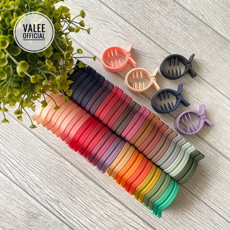 JEDAI DOFF KOREA - Bentuk Ikan 5cm - Jepit Rambut Matte - Fish Style Hair Claw Clips