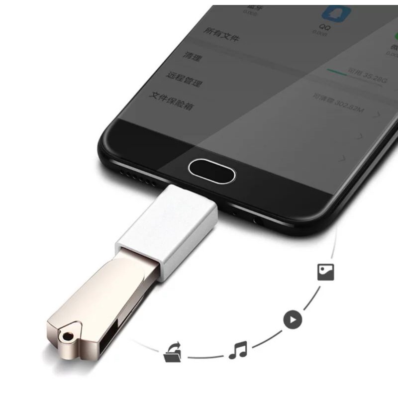 konektor Konverter Adaptor Type C To USB 3.0 Connector converter OTG Sambungan