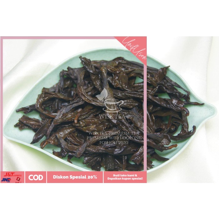 

⭐COD⭐ WiskTea Premium WuYi Oolong FoShou / Buddha's Hand 2020, 50gr