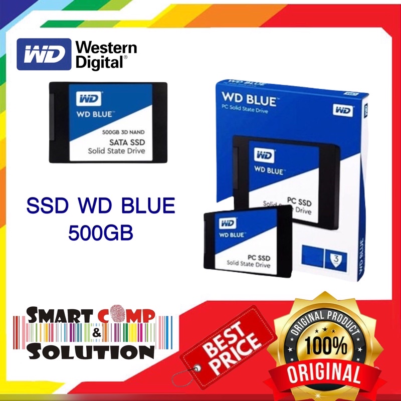 SSD WD Blue 500GB (Solid State Drive) 2,5” Sata