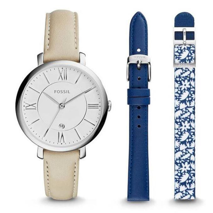 SUPPLIER JAM DIGITAL WANITA TERBARU】 FOSSIL ES4020 GIFT SET SWATCH DISKON