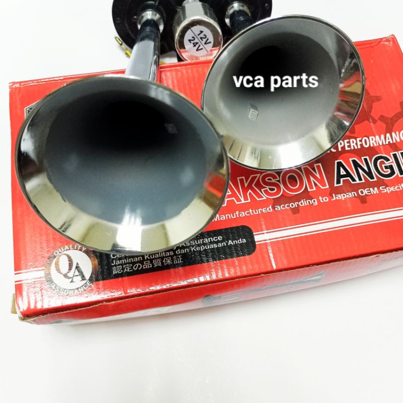 KLAKSON ANGIN 2 CORONG/DOUBLE HORN 12v - 24v UNIVERSAL.