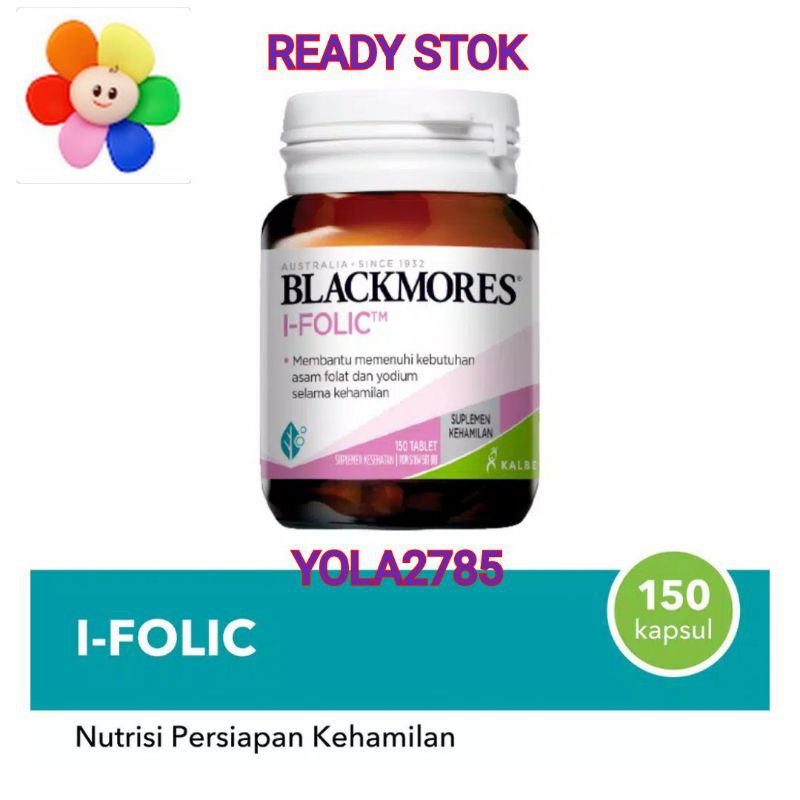 Blackmores I Folic 60 tablet kapsul Promil I-Folic Kalbe BPOM