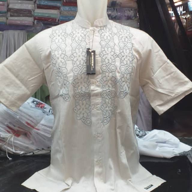 Baju koko pria Itang yunasz(tangan pendek)