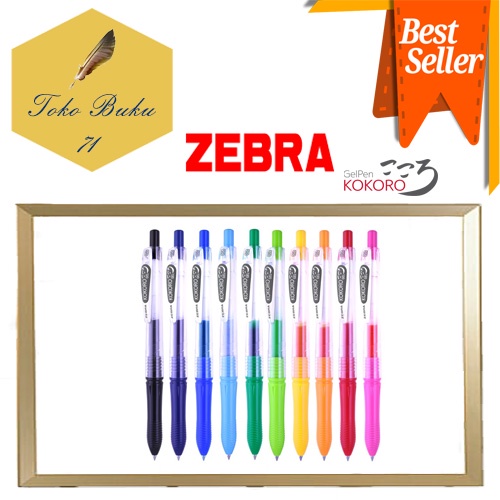

PULPEN ZEBRA / GEL PEN COLOR / PENA KOKORO 0.5.mm
