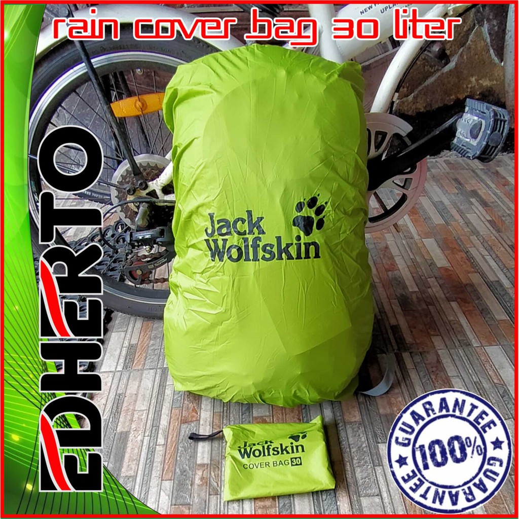 Rain Cover Bag 30 Liter JWS - Pelindung Tas 30 Liter JWS - Raincover 30 Liter - Cover Daypack JWS