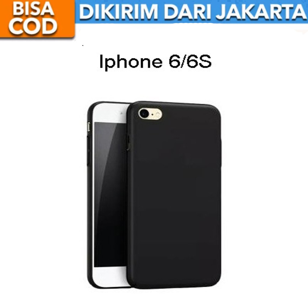 SoftCase Black Matte for Iphone 6 / Iphone 6S