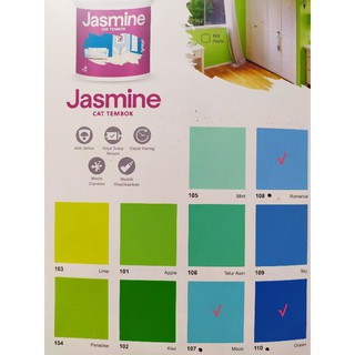 Cat Tembok Interior Jasmine Aneka Warna nett 4 5 kg cat Cat Tembok Interior Jasmine Aneka Warna nett 4 5 kg cat