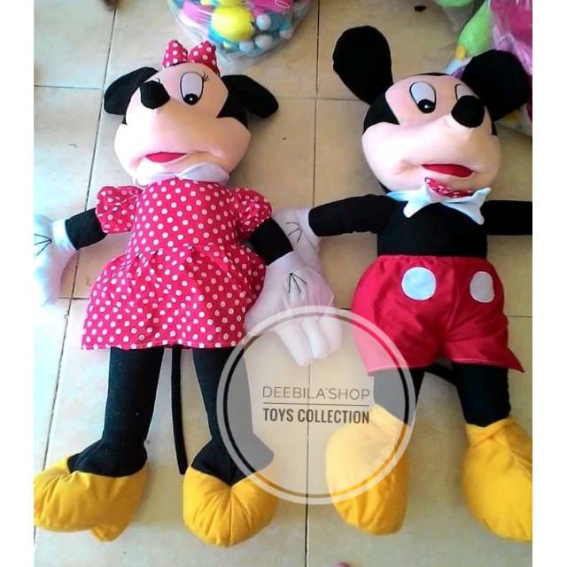 DEEBILASHOP - BONEKA MICKEY MINNIE JUMBO / BONEKA MICKEY MOUSE JUMBO / BONEKA MINNIE MOUSE / BONEKA 