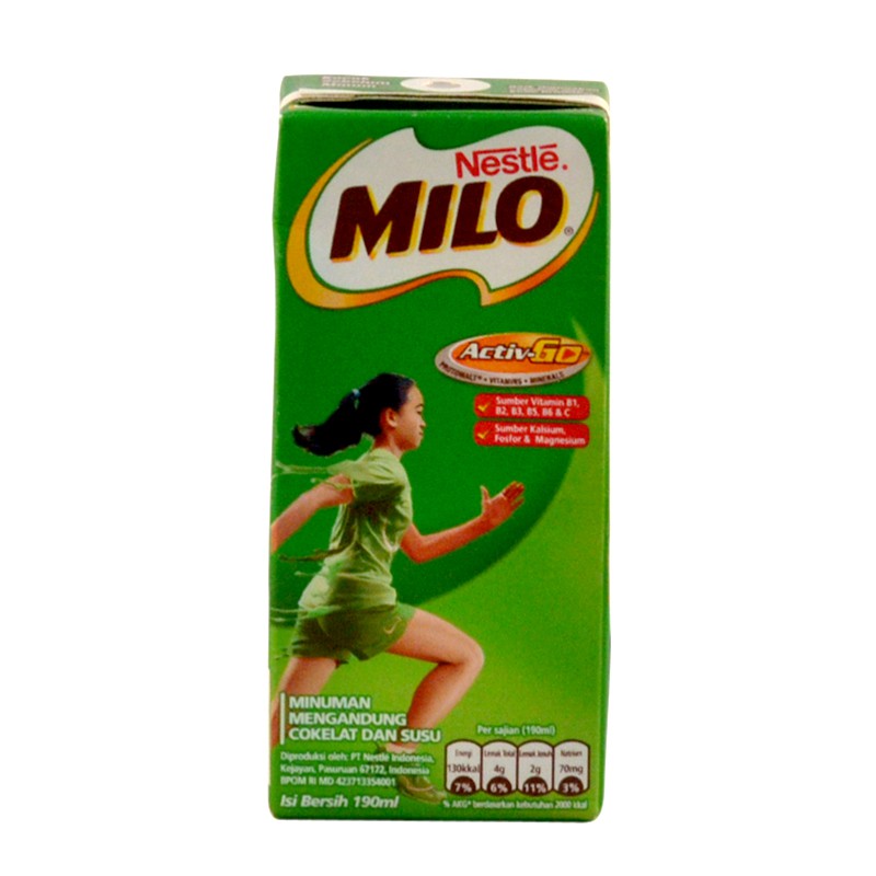 

Susu MILO Activ-Go UHT 180 Ml 1 Karton Isi 36 Pcs