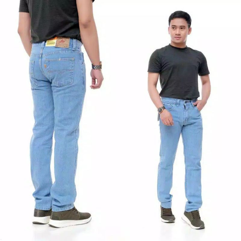 Celana Jeans Ori 606 Pria Standar Panjang Premium