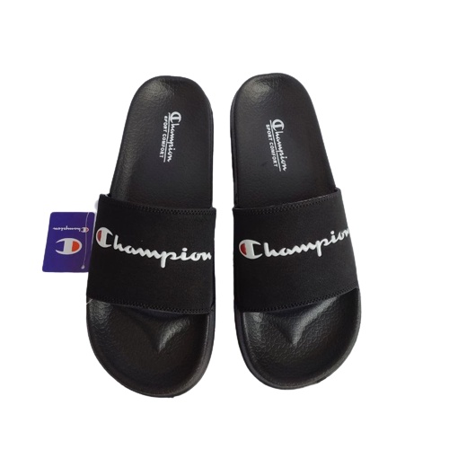 BISA COD SENDAL PRIA SLIDE SLIP ON CHAMPION SANDAL CASUAL ANTI AIR 39-43