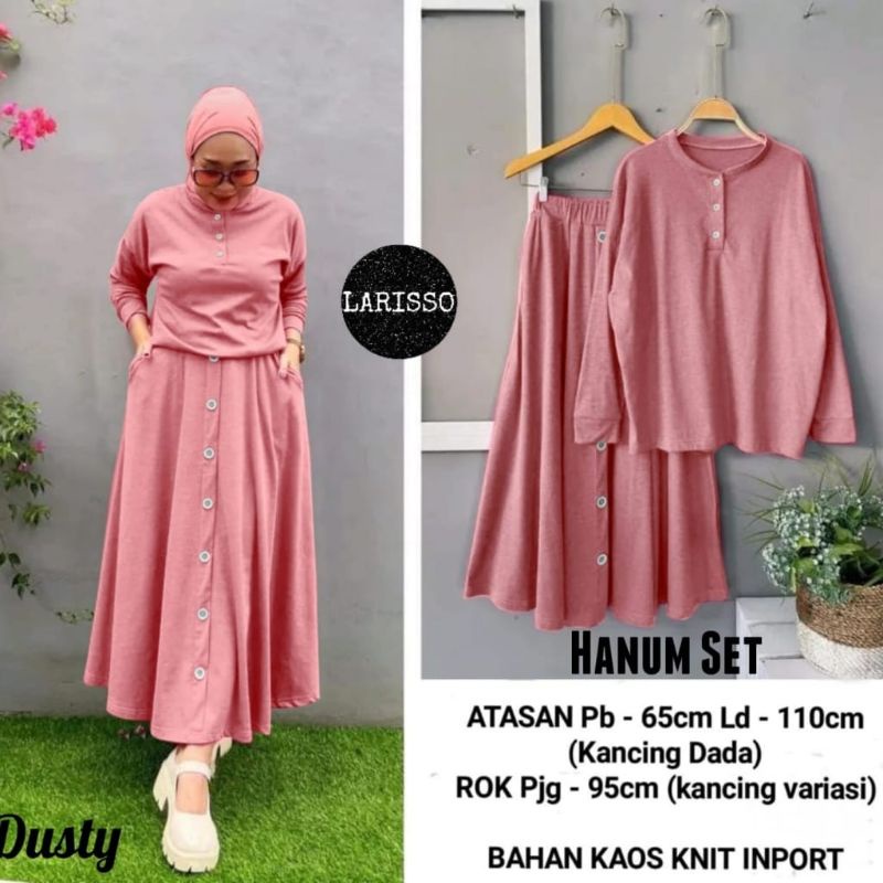 Hanum set setelan wanita rok