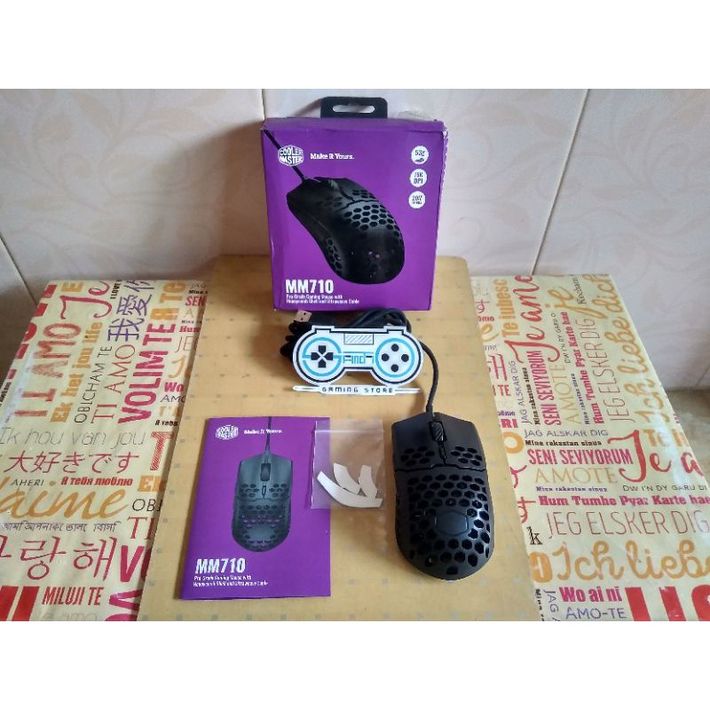 Cooler Master MM710 Gaming Mouse - Matte Black