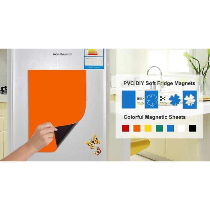 

Unik KEPERLUAN STATIONERY SOFT MAGNET SHEET WARNA WARNI NOTED MAGNET SHEET Murah