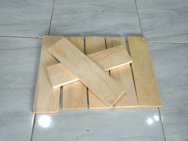 Talenan Kayu Kotak Persegi 30 x 8 / Bahan Decoupage / Bahan Talenan Lukis