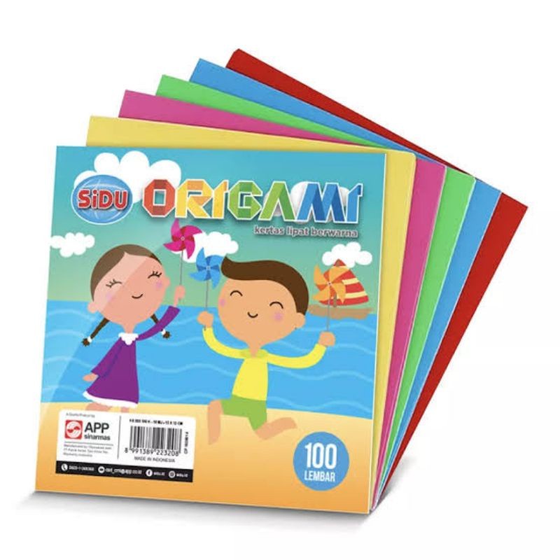 

Kertas Lipat Origami SIDU 16X16 100 lembar/Kertas Sukung Prakarya