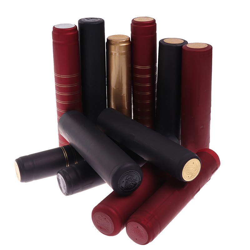 10pcs Tutup Botol Wine Bahan PVC Untuk Pesta