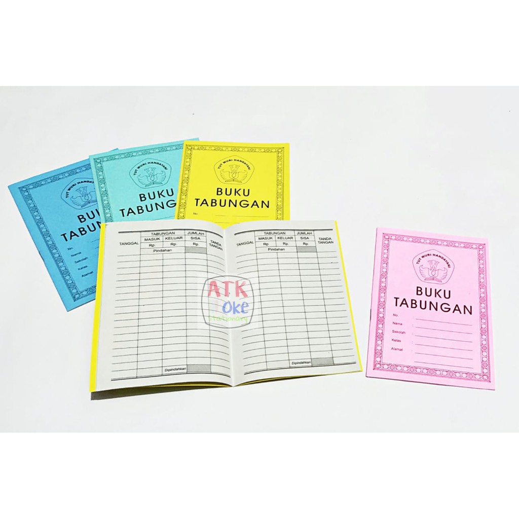 

1 Pcs Buku Tabungan Warna