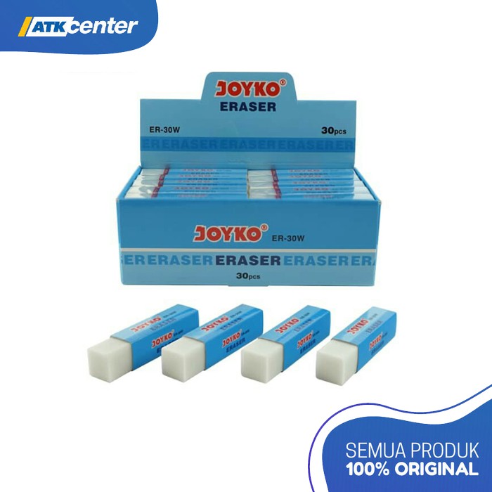 

Penghapus Pensil / Joyko Eraser ER-30 White (isi 2 pcs)