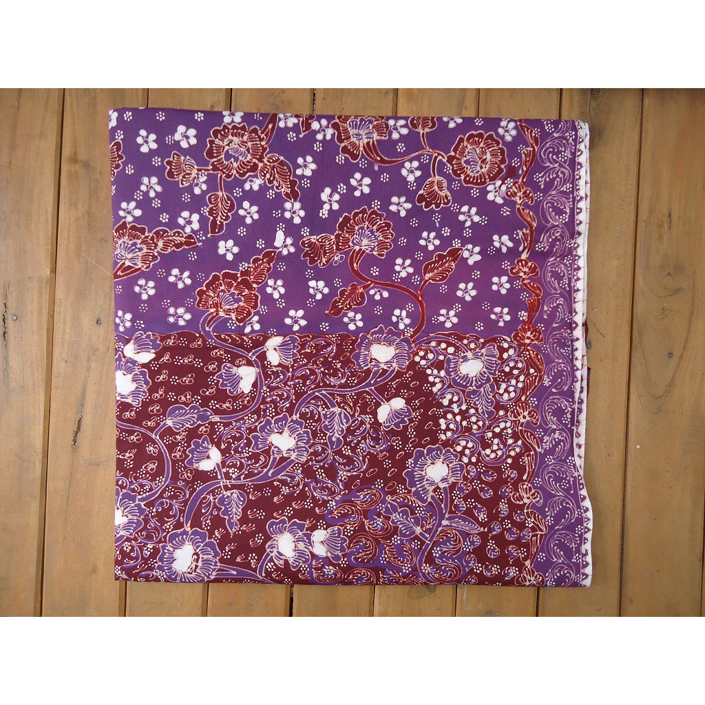 Batik Tulis Lasem Pagi Sore Ungu 058 GR
