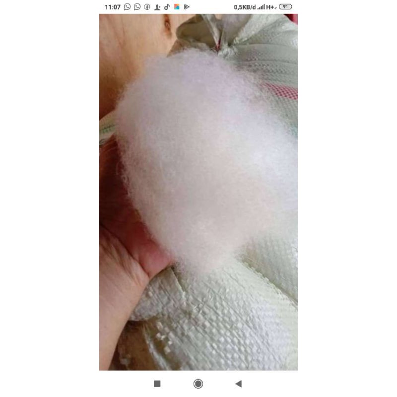 grosir Dakron/Dacron,Dakron silicon,Dakron grade A,Dakron Murah/kain stoking bahan bunga stocking/ dakron putih.