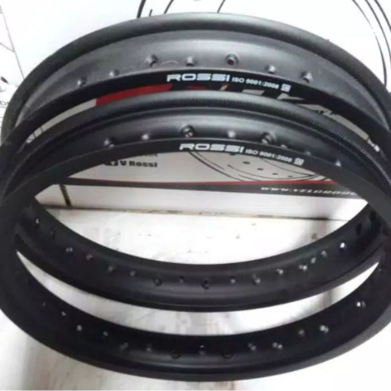 velg pelek jari jari ring 18 rossi hitam