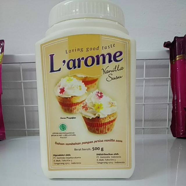 

L'arome / Larome Vanilla Susu Perisa serbuk RePack 50 Grm