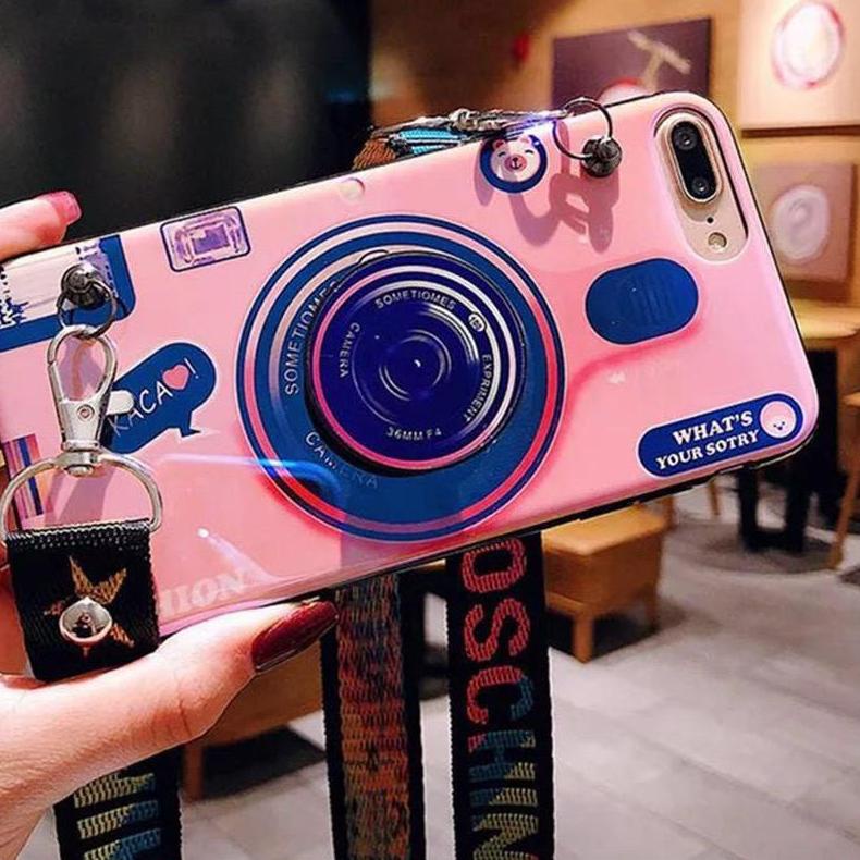 limited STOCKCase + popsocket kamera + tali samsung J2 prime A12 A02S A32 4G A52 M12 note 9 J7 prime