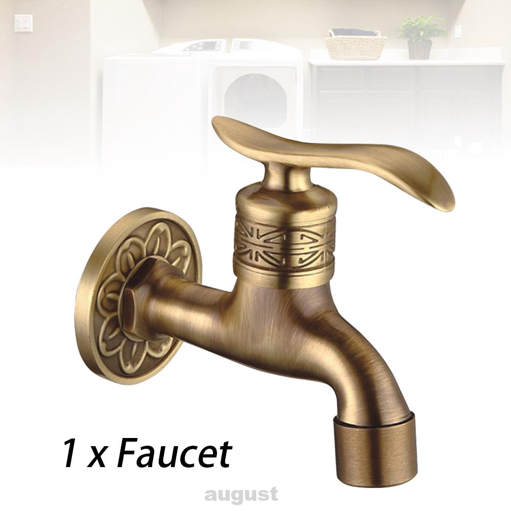 G1 2 Basin Mop Decorative Garden Antique Brass Bathroom Washing