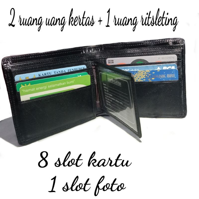 Dompet Pria Kulit Asli / Dompet Kulit Pria / Dompet Pria Murah