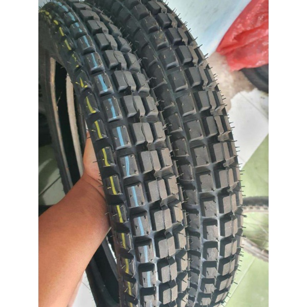 GRATISS ONGKIRPaket Sepasang Ban Luar Motor Semi Trail Ring 17(250&275)