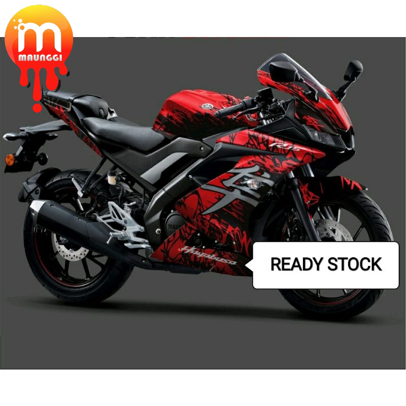 Sgriping r15 v3 Decal r15 v3 full body Decal r15 merah Sticker motor r15 v3 variasi Stiker r15 sudah
