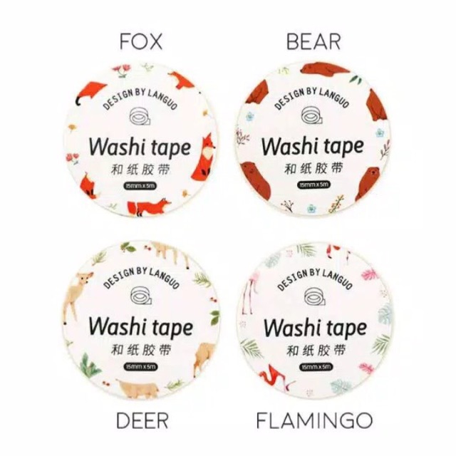 

Masking Tape Nature Fauna 15mm