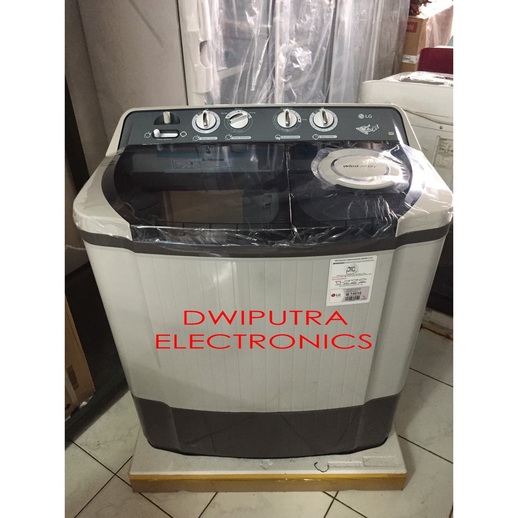 MESIN CUCI 2 TABUNG LG 9KG P9050R / P 9050RTB / P9050R 9KG TWIN TUBE