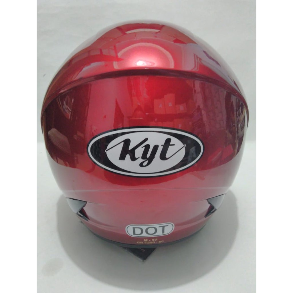 HELM KYT 2 VISION SOLID - RED MAROON