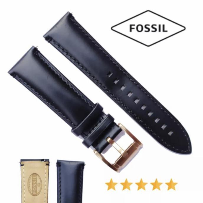 Strap Jam Tangan Fossil 22Mm - Hitam