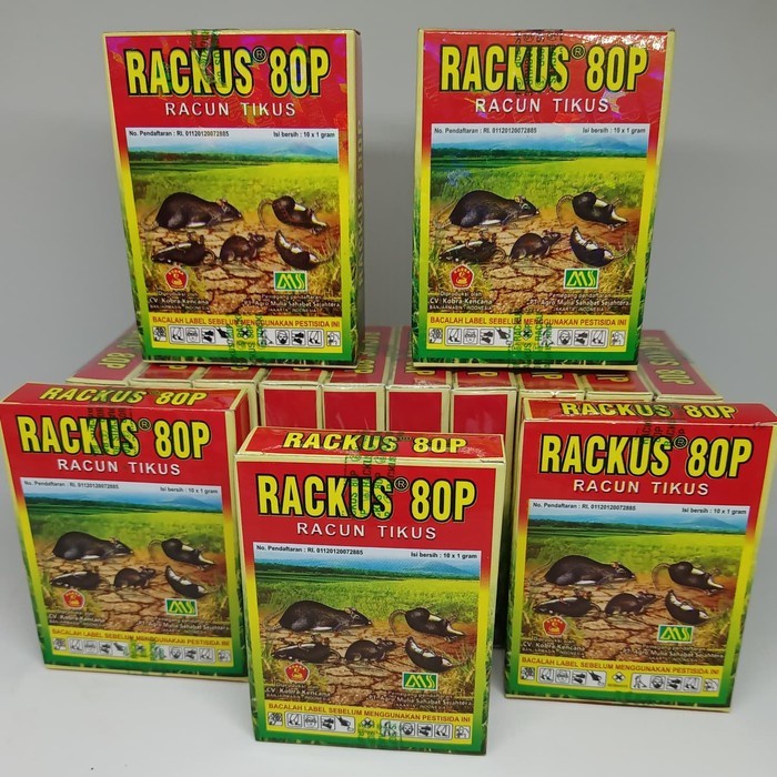 RACUN TIKUS RACKUS 80P // PEMBASMI TIKUS AMPUH PESTISIDA