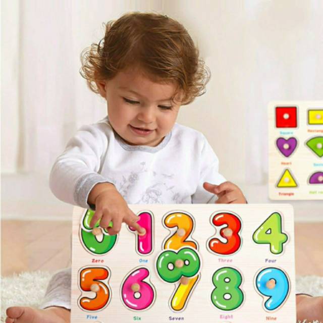 Mainan Puzzle Kayu Bergambar Mainan Edukasi Anak Abc Alphabet Angka